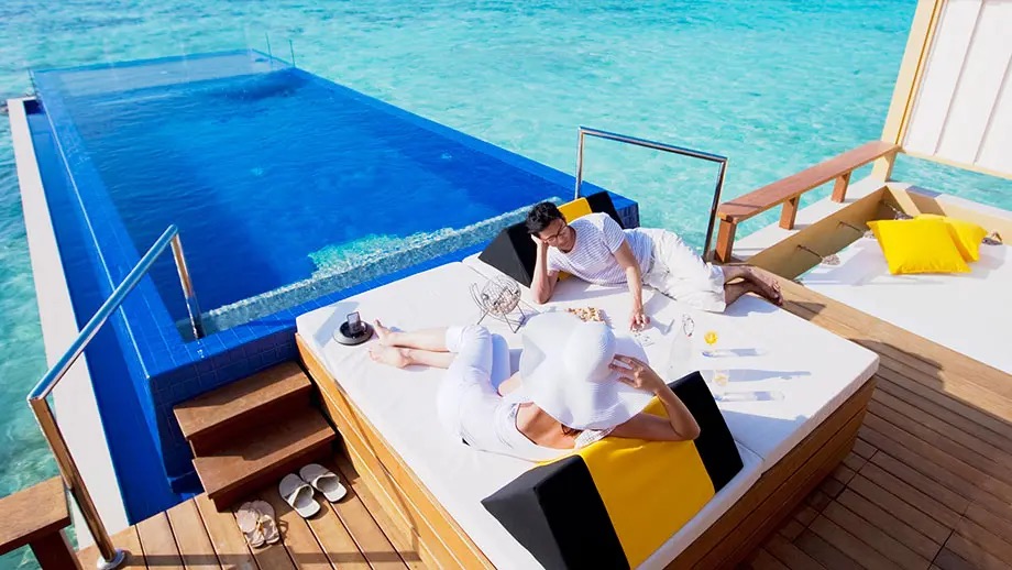 InOcean Pool Villa at Angsana Velavaru, view 2